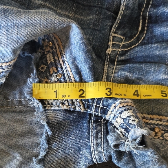 Grace Blue Denim Kids Shorts - Picture 7 of 8